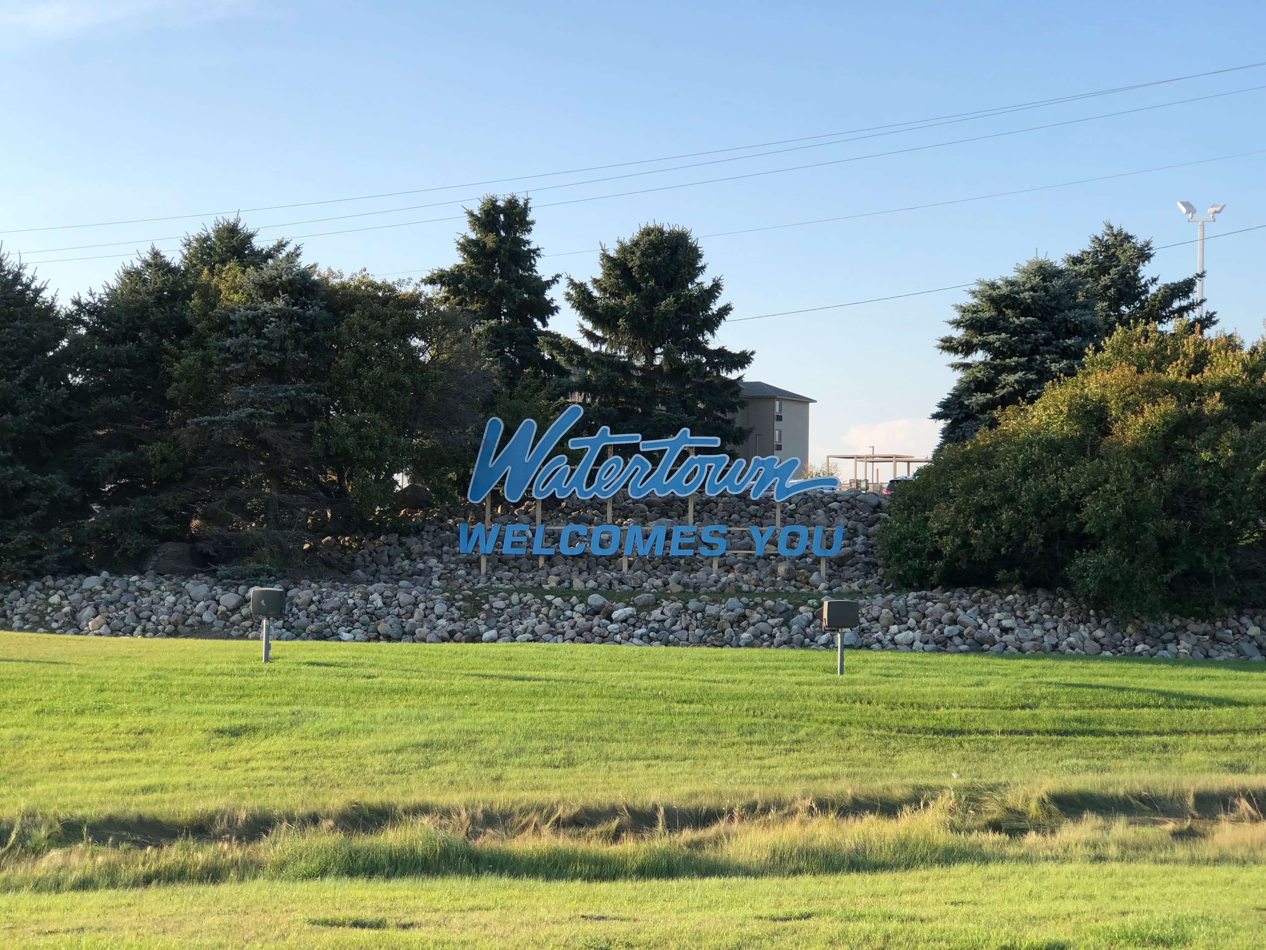 Watertown welcome sign
